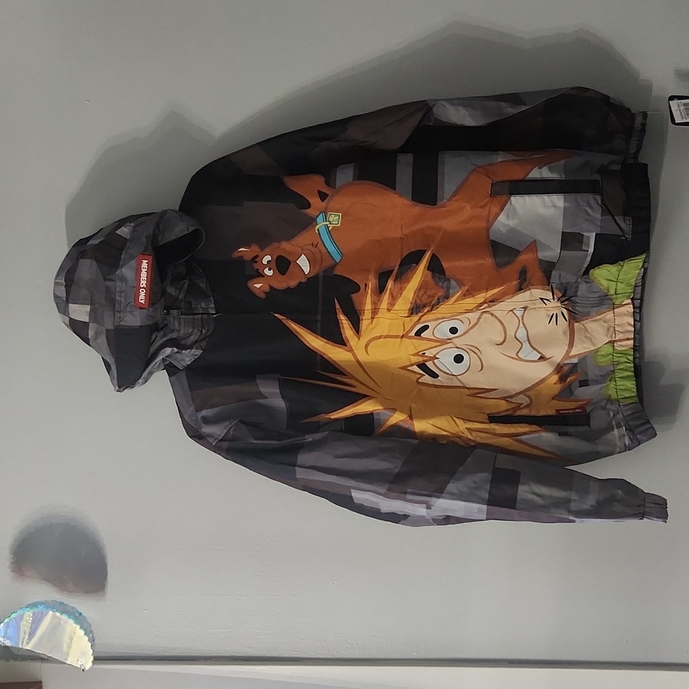 Members only scooby-doo windbreaker